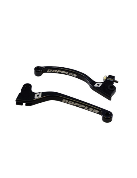 Jeu de leviers DOPPLER Rieju MRT / Sherco / Derbi DRD Evo CNC Noir (AJP)