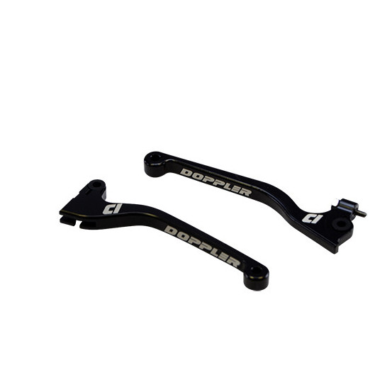 Jeu de leviers DOPPLER Derbi Senda SM / R X-Race 2003-2009 CNC Noir
