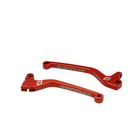 Jeu de leviers de frein DOPPLER Booster / Stunt / Rocket après 2004 CNC Rouge