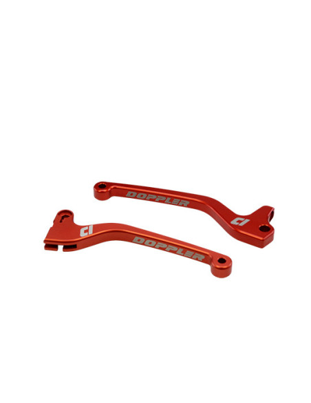 Jeu de leviers de frein DOPPLER Booster / Stunt / Rocket après 2004 CNC Rouge