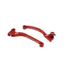 Jeu de leviers DOPPLER Rieju MRT / Sherco / Derbi DRD Evo CNC Rouge (AJP)