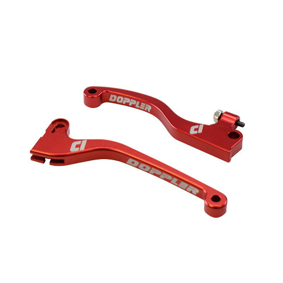 Jeu de leviers DOPPLER Sherco SE / SM CNC Rouge (J.JUAN)