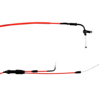 Câble de gaz DOPPLER Teflon Rieju MRT / MRX / SMX / RRX / Tango / RS3 Rouge