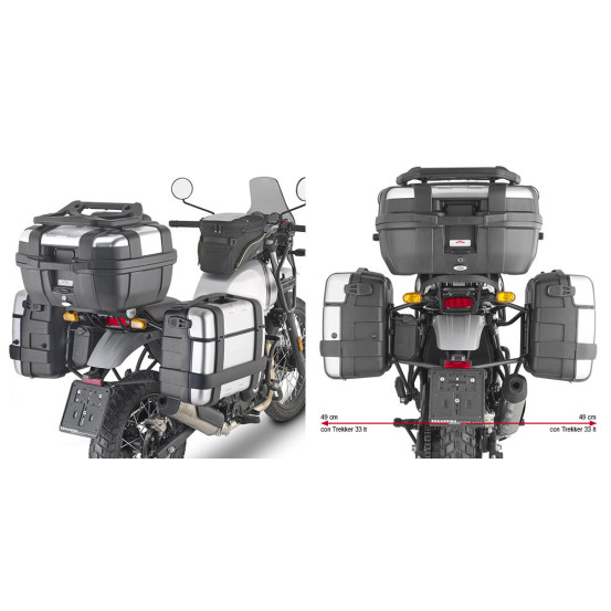 Supports valises Givi Monokey PL9054 Royal Enfield Himalayan 2021-2022