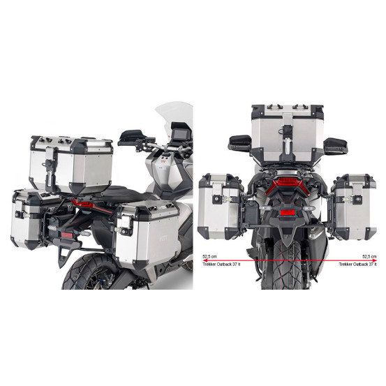 Supports valises Givi Monokey PLO1188CAM Honda X - ADV 750 2025-2026