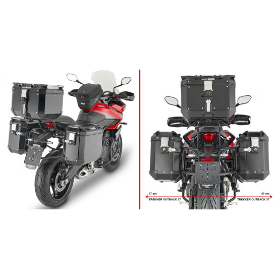 Supports valises Givi Monokey PLO6421CAM Triumph TIGER SPORT 660 2022-2026