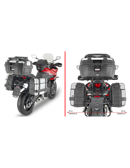 Supports valises Givi Monokey TRIUMPH TIGER SPORT 660 2022