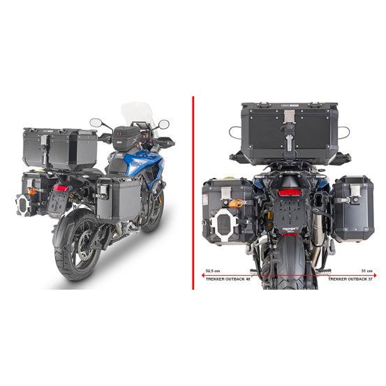 Supports valises Givi Monokey PLO6422CAM Triumph TIGER 1200 GT 2022-2025