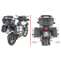 Supports valises Givi Monokey PLO6423MK Triumph TIGER 1200 GT EXPLORER 2022 - 2026