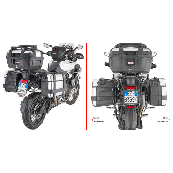 Supports valises Givi Monokey PLO6423MK Triumph TIGER 1200 GT EXPLORER 2022 - 2026