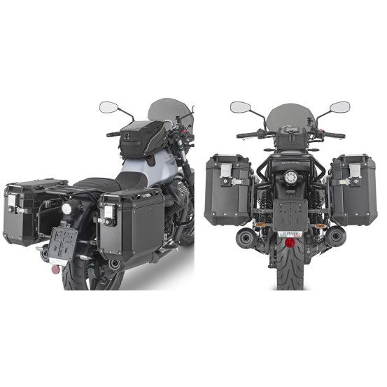 Supports valises Givi Monokey PLO8206CAM Moto Guzzi V7 850 Stone Special 2021-2026