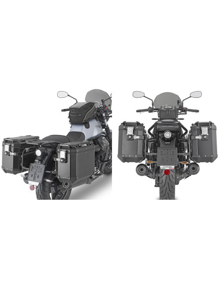 Supports valises Givi Monokey PLO8206CAM Moto Guzzi V7 850 Stone Special 2021-2026