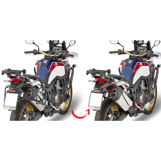 Supports valises Givi Monokey PLR1144 Honda CRF1000L Africa Twin 2016-2017