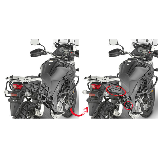 Supports valises Givi Monokey PLR3112 Suzuki 1000 DL V-Strom 2017-2024
