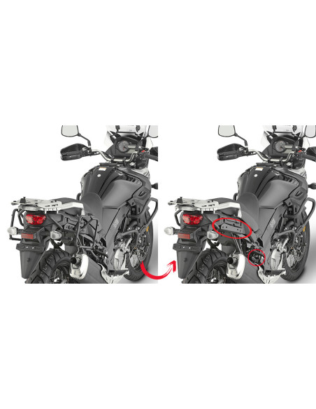Supports valises Givi Monokey PLR3112 Suzuki 1000 DL V-Strom 2017-2024