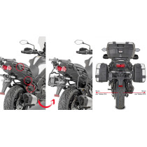 Supports valises Givi Monokey PLR4126 Kawasaki 1000 Versys 2019-2025