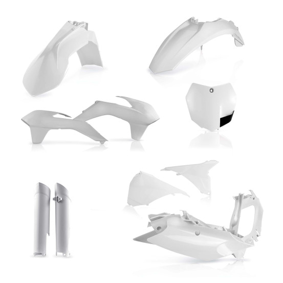 Kit plastiques complet - Blanc - ACERBIS KTM 125/150/250 SX 2013-2014 250/450/505 SXF 2013-2014