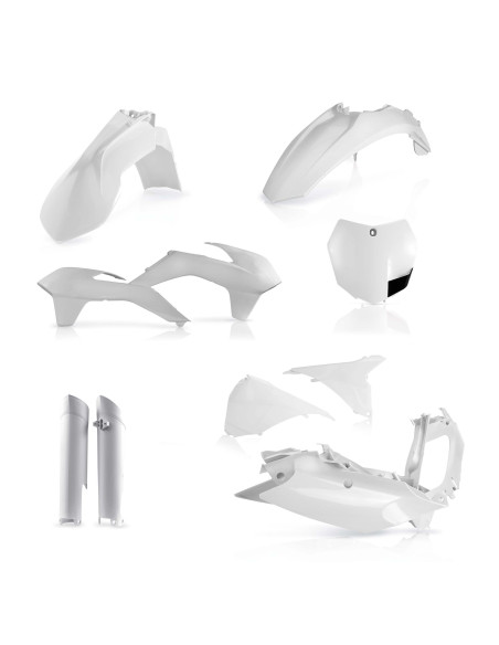 Kit plastiques complet - Blanc - ACERBIS KTM 125/150/250 SX 2013-2014 250/450/505 SXF 2013-2014