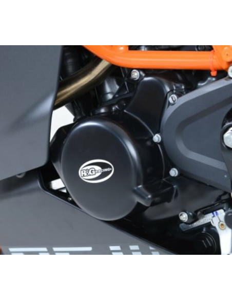 Protection de carter gauche noir R&G RACING - KTM RC 125-200