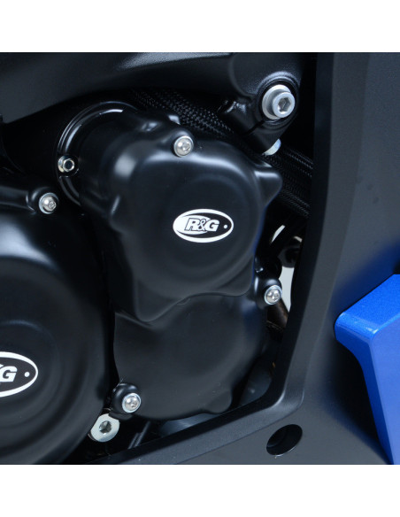 Protections de carter droit (démareur & pompe à eau) R&G RACING noir - SUZUKI GSX1000S