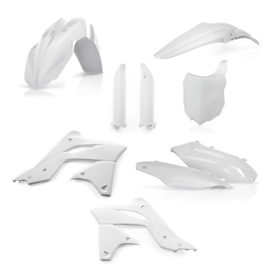 Kit plastiques complet - Blanc - ACERBIS Kawasaki 250 KXF 2013-2016