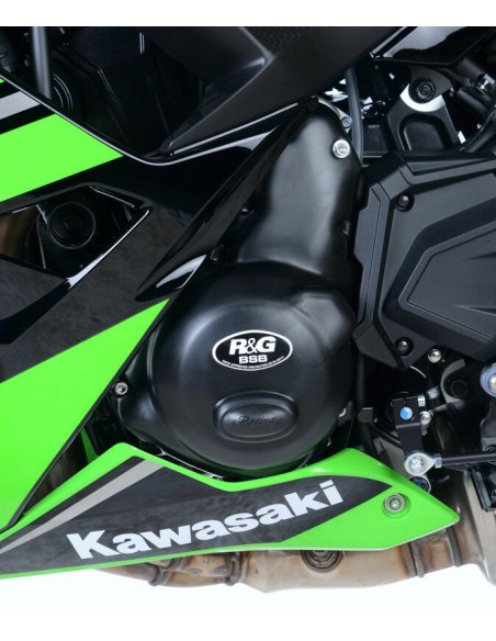 Protection de carter gauche R&G RACING Race Series noir - KAWASAKI