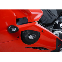 Protection de carter d'alternateur R&G RACING noir - DUCATI Panigale V4-V4S