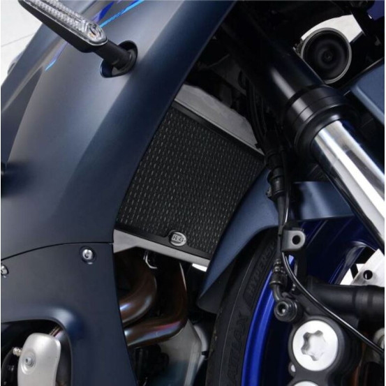 Protection de radiateur R&G RACING titane - YAMAHA R7