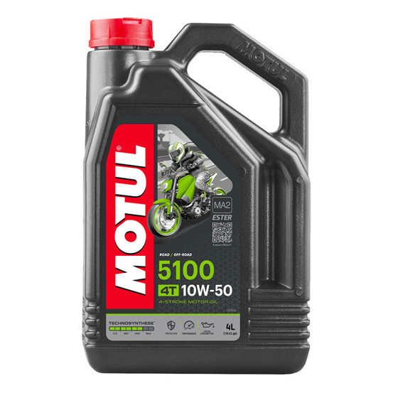 MOTUL 5100 10w50 Huile moteur 4T 4 Litres