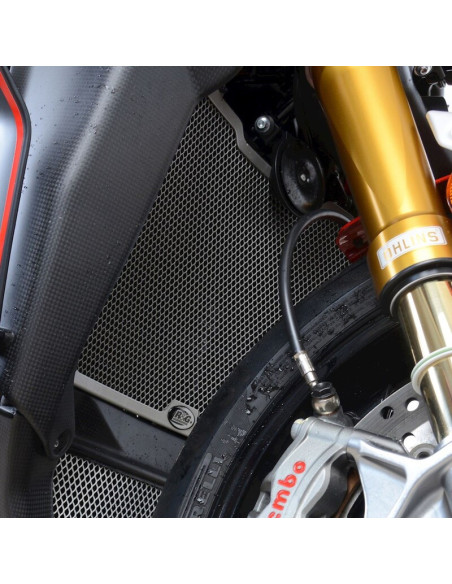 Protection de radiateur R&G RACING noir MV AGUSTA Brutale 1000 RR 2020 - 2021