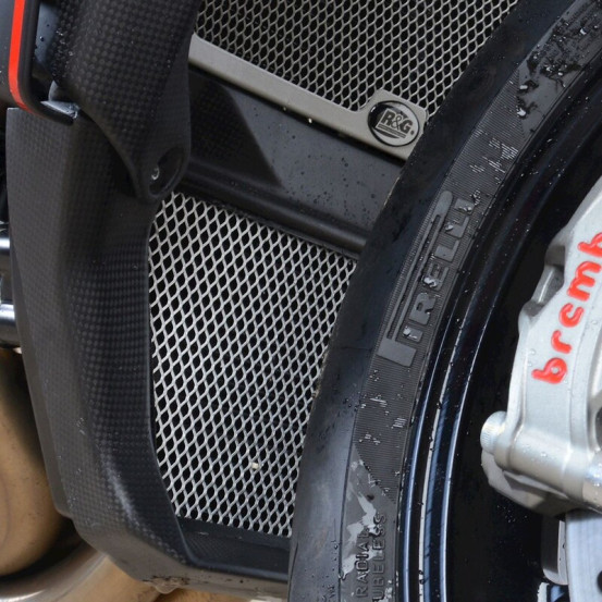 Protection de radiateur d'huile R&G RACING rouge MV AGUSTA Brutale 1000RR