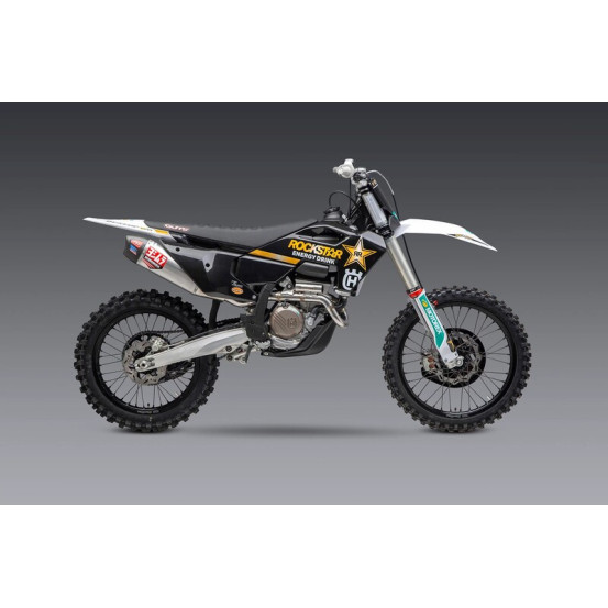 Ligne complète YOSHIMURA RS12 Signature series Inox/carbone KTM 250 SX F HUSQVARNA 250 FC 2023