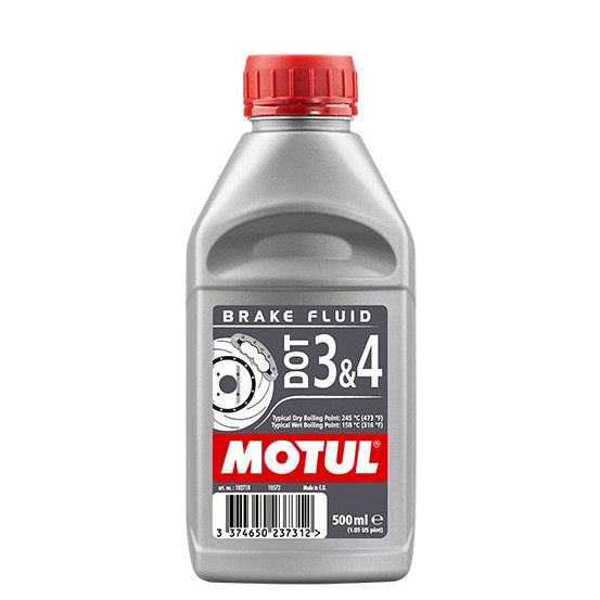 MOTUL DOT 3 et 4 liquide de frein embrayage hydraulique 500ml