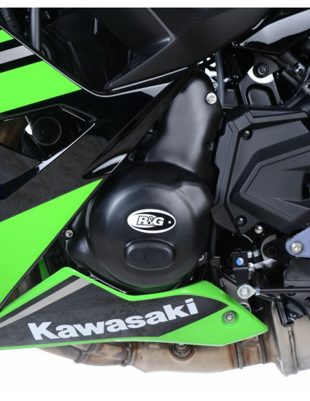 Protection de carter gauche R&G RACING noir - KAWASAKI Z650
