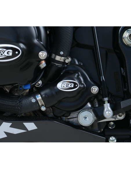 Protection de carter gauche (pompe à eau) R&G RACING noir GSX-R 1000