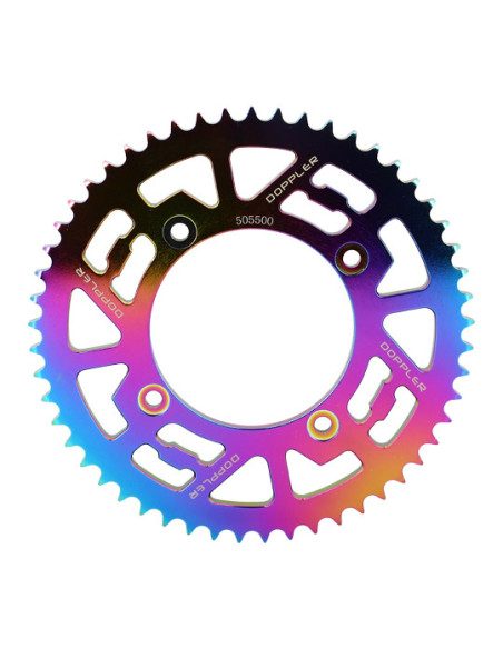Couronne aluminium 428 53 dents DOPPLER Beta Factory/RR SM Néochrome