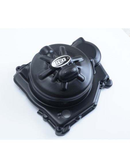 Protection de carter droit R&G RACING Race Series noir - APRILIA Tuono V4