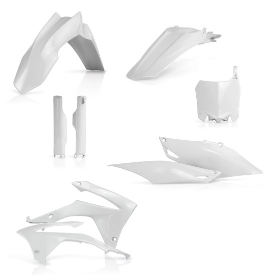 Kit plastiques complet - Blanc - ACERBIS Honda 250 CRF-R 2014-2017 450 CRF-R 2013-2016