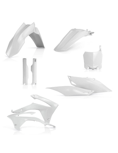 Kit plastiques complet - Blanc - ACERBIS Honda 250 CRF-R 2014-2017 450 CRF-R 2013-2016