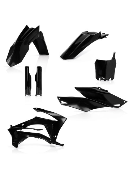 Kit plastiques complet - Noir - ACERBIS Honda 250 CRF-R 2014-2017 450 CRF-R 2013-2016