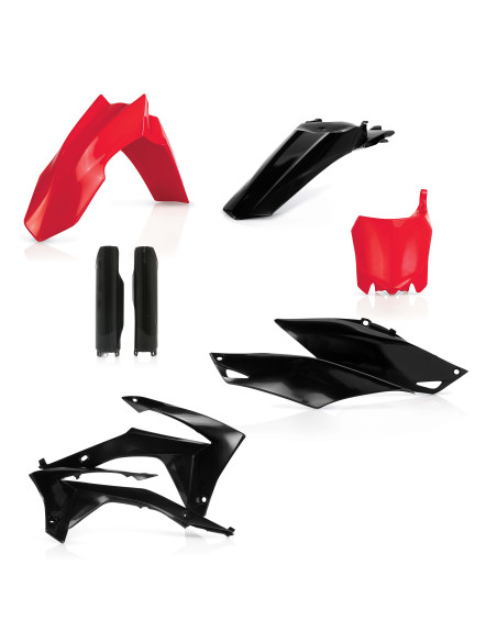Kit plastiques complet - Rouge - ACERBIS Honda 250 CRF-R 2014-2017 450 CRF-R 2013-2016