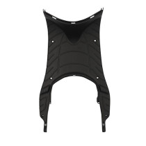 Carénage marche pied scooter Piaggio 50 Zip 2T / 4T 2000-2017 Noir