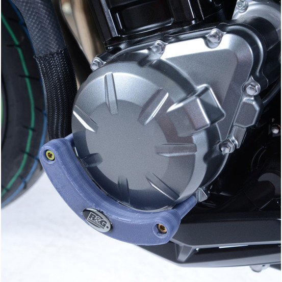 Protection de carter moteur gauche R&G RACING noir - KAWASAKI Z900