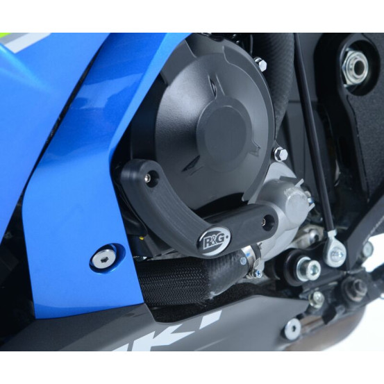 Protection de carter moteur gauche R&G RACING noir - SUZUKI GSX-R1000