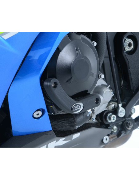 Protection de carter moteur gauche R&G RACING noir - SUZUKI GSX-R1000