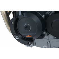 Protection de carter moteur gauche R&G RACING noir - KTM 790 Duke