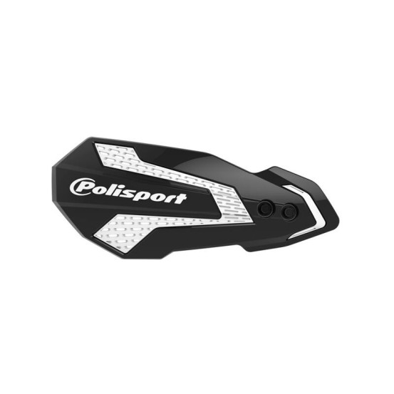 Protège-mains - Blanc Noir - POLISPORT MX Flow