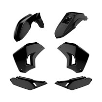 Kit plastiques - Noir - POLISPORT Kawasaki 650 KLR 2008-2018