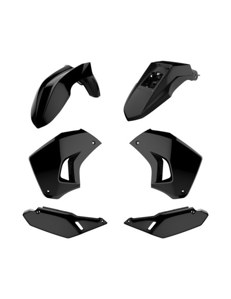 Kit plastiques - Noir - POLISPORT Kawasaki 650 KLR 2008-2018