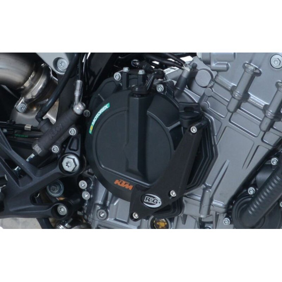 Protection de carter moteur droit R&G RACING noir - KTM 790 Duke